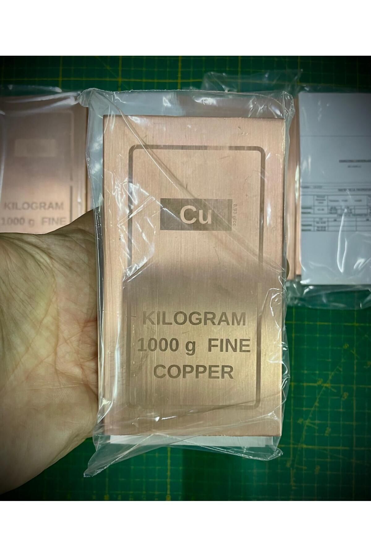 1KG Işlenmiş Külçe Bakır Super Kalite Bakir