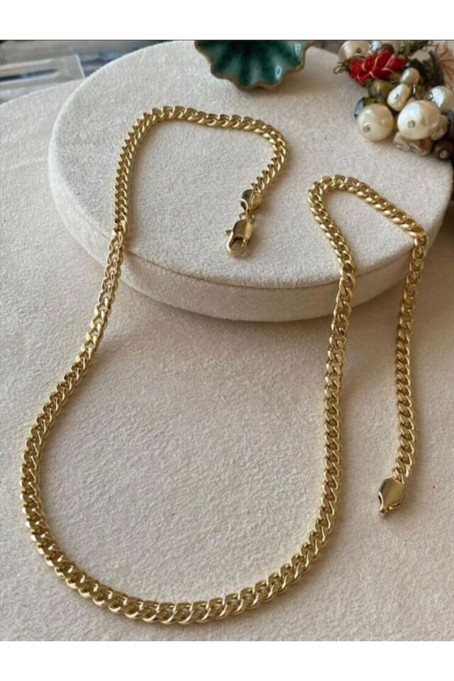 Külçe Altın Modeli 316L Çelik Kolye