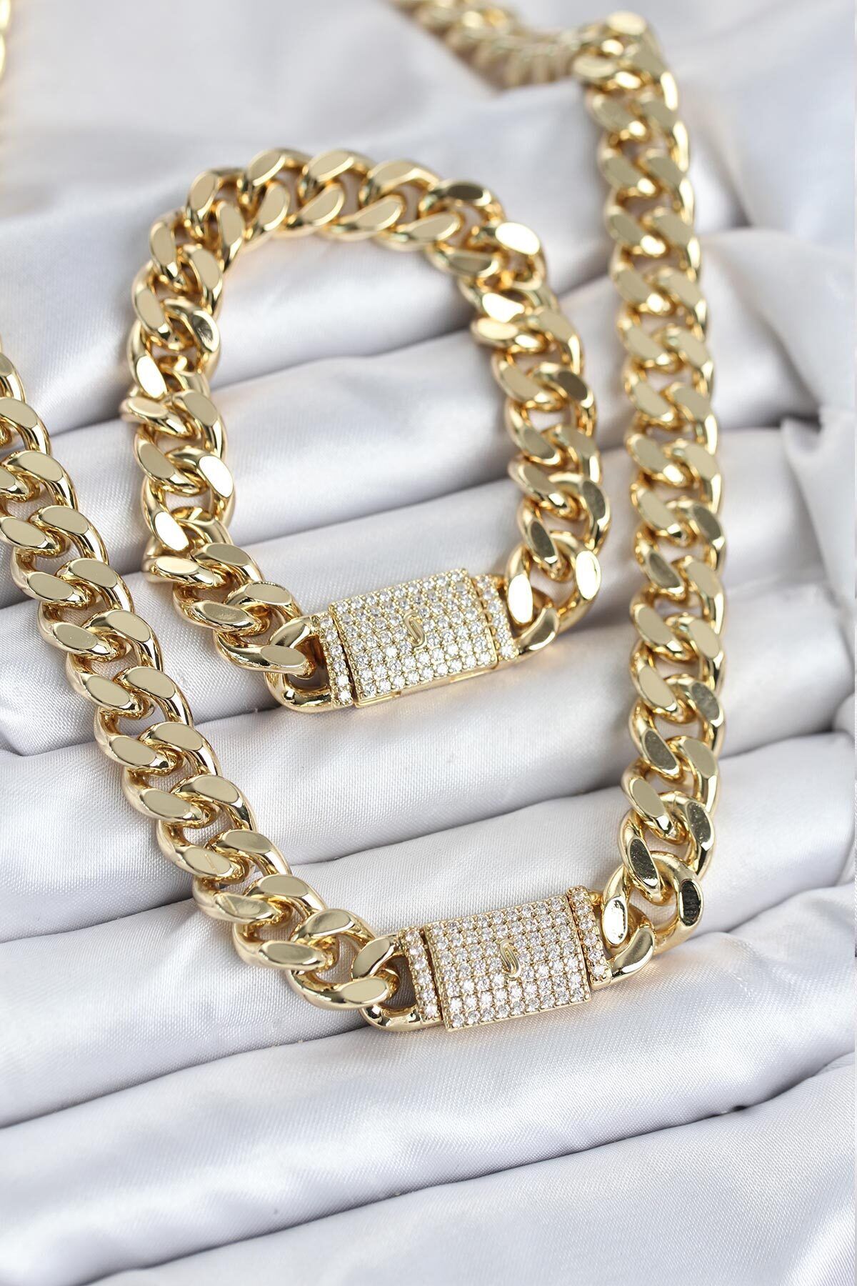 Xuping Gurmet Gold Renk Ke ve Bileklik Seti