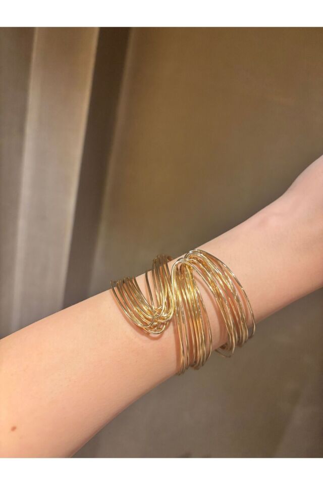 Paslanmaz Çelik Fine Gold Külçe Altın Kolye Yılan Zincir Kararmaz Zarif Trend Kadın