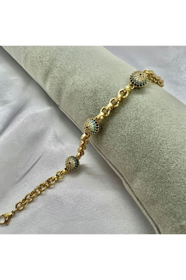 Külçe model gold renk çelik kolye