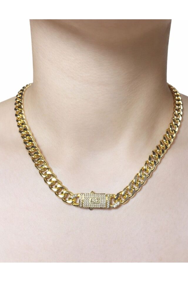 14K Altın Kaplama Gurmet Özel Tasarım Kolye