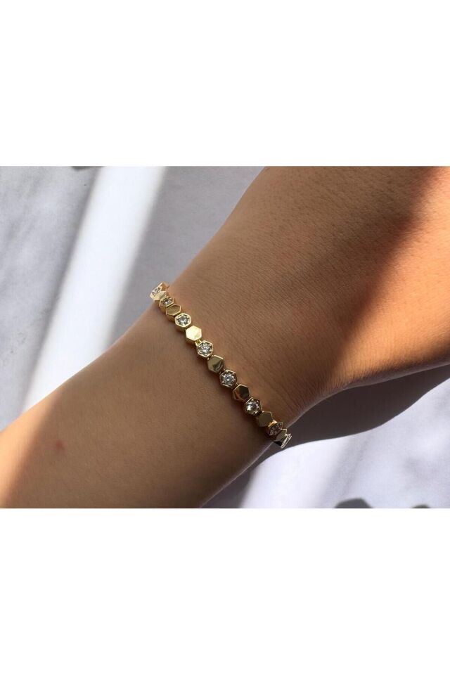 İtalyan Zincir Burgu Model Çelik Bileklik