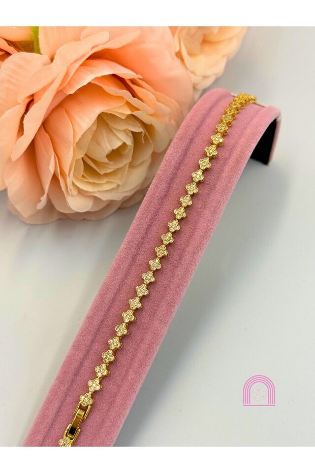 Vida Model Love Serisi Gold Renk Paslanmaz Çelik Bileklik