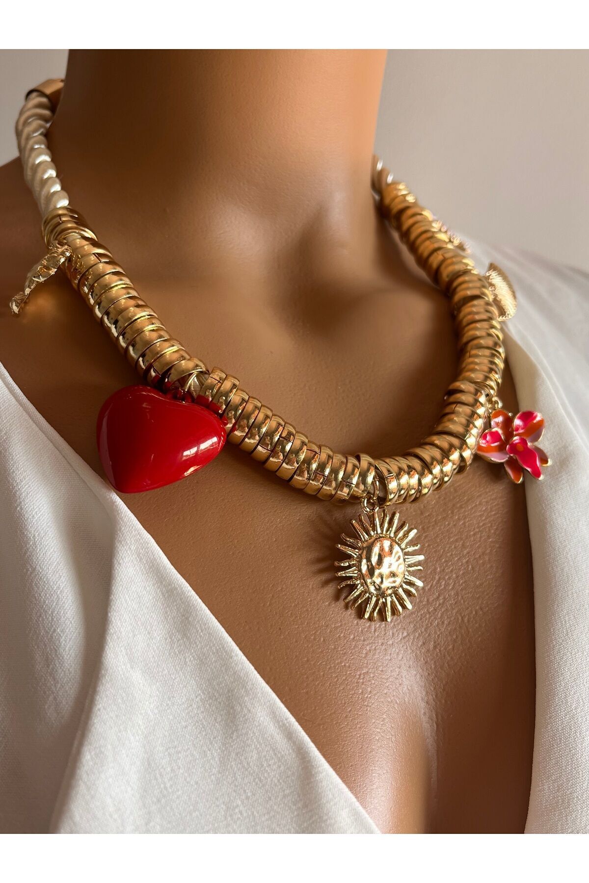 Pembe Yengeç Kadın Küpe