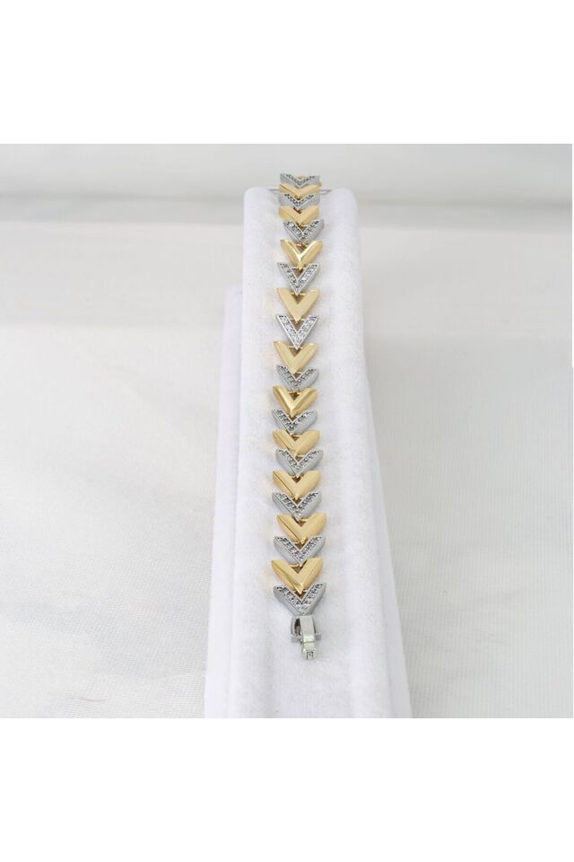 Love Tasarım Kesik Plaka Unisex Kadın Çelik Bileklik Kelepçe