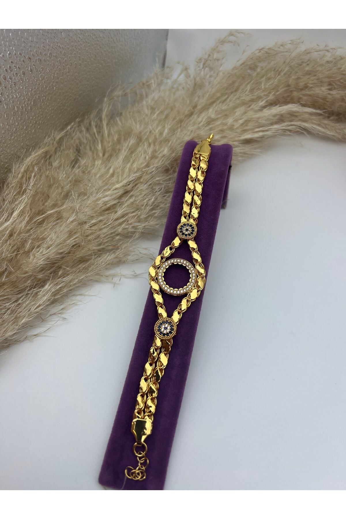 Çelik Love Bileklik Gold (1 ADET GOLD RENGİ)