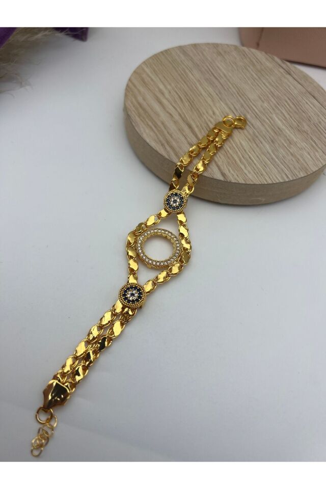 Çelik Love Bileklik Gold (1 ADET GOLD RENGİ)