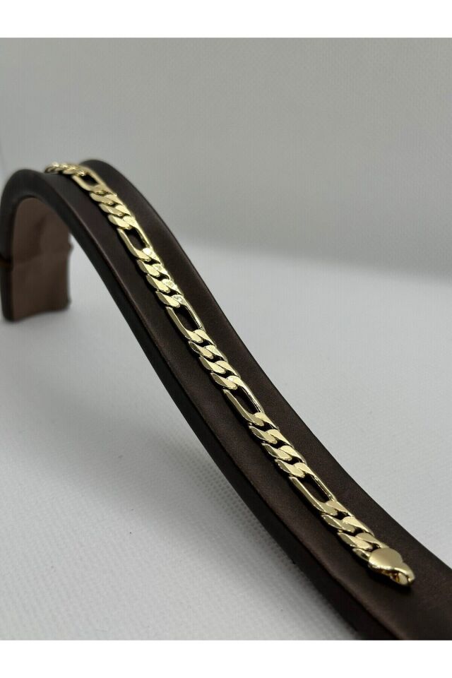 14K UNISEX KUYUMCU MODEL KARARMAZ AYARLANABİLİR 21CM BİLEKLİK