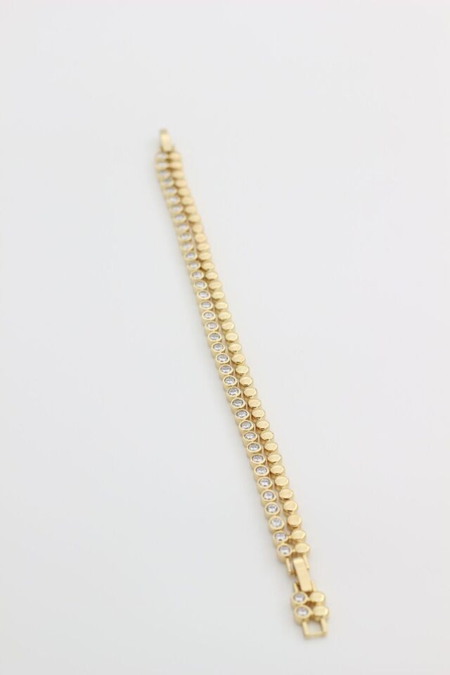 STİL İNCİSİ/XUPING JEWELRY İKİLİ TAŞLI SU YOLU BİLEKLİK