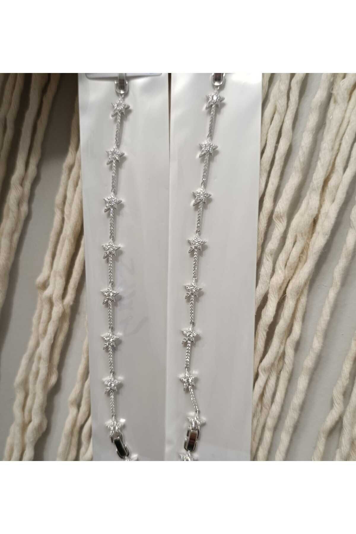 YILDIZ TAŞLI GÜMÜŞ BİLEKLİK
