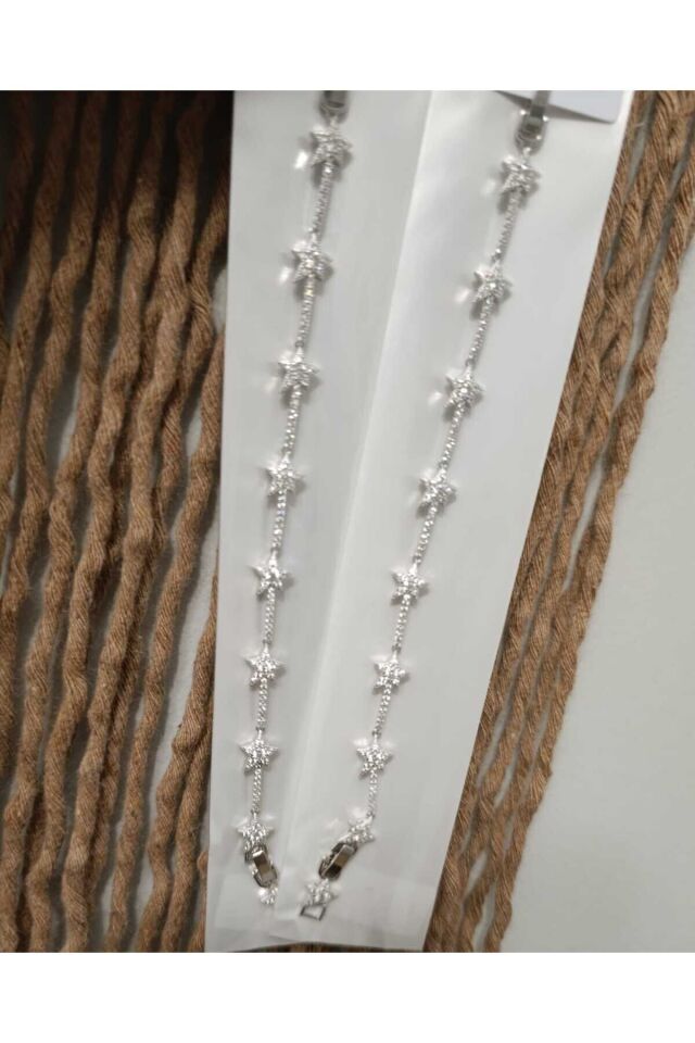 YILDIZ TAŞLI GÜMÜŞ BİLEKLİK