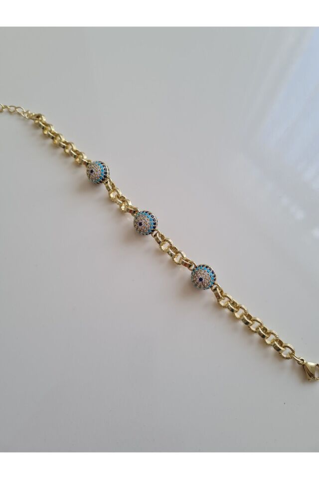 Xuping 14K Gold Renginde Kuyumcu İşçiliği Yıldız Model Zirkon Taş Detay Kararmaz Kadın Bileklik