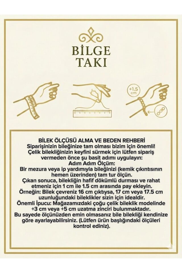 Vip Çelik Bileklik Taşsız Kuyumcu Model