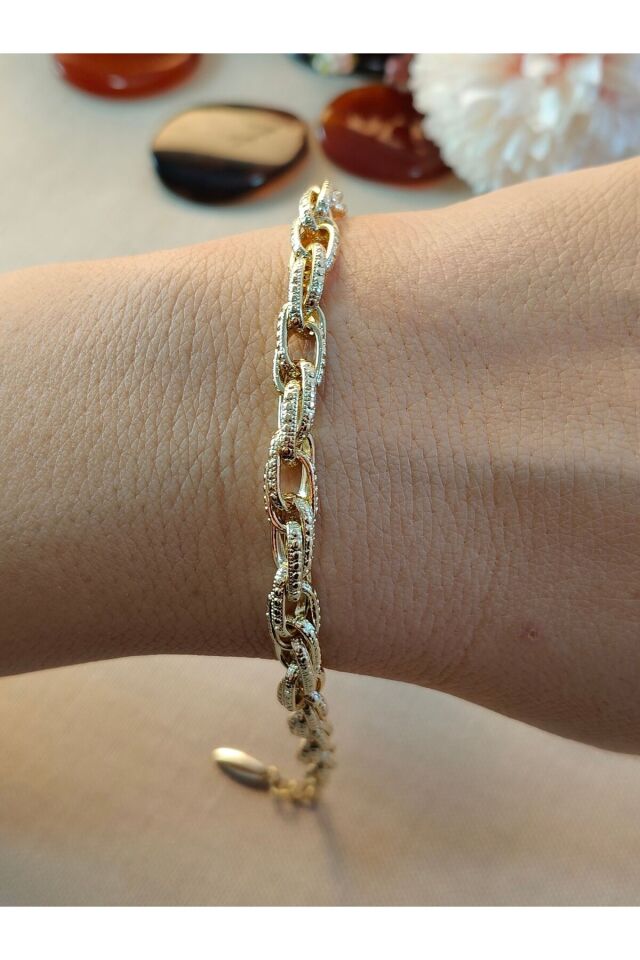 Vip Çelik Bileklik Taşsız Kuyumcu Model