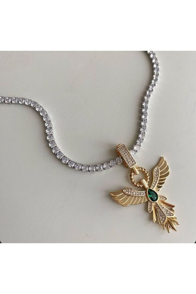 Anka kuşu su yolu kolye