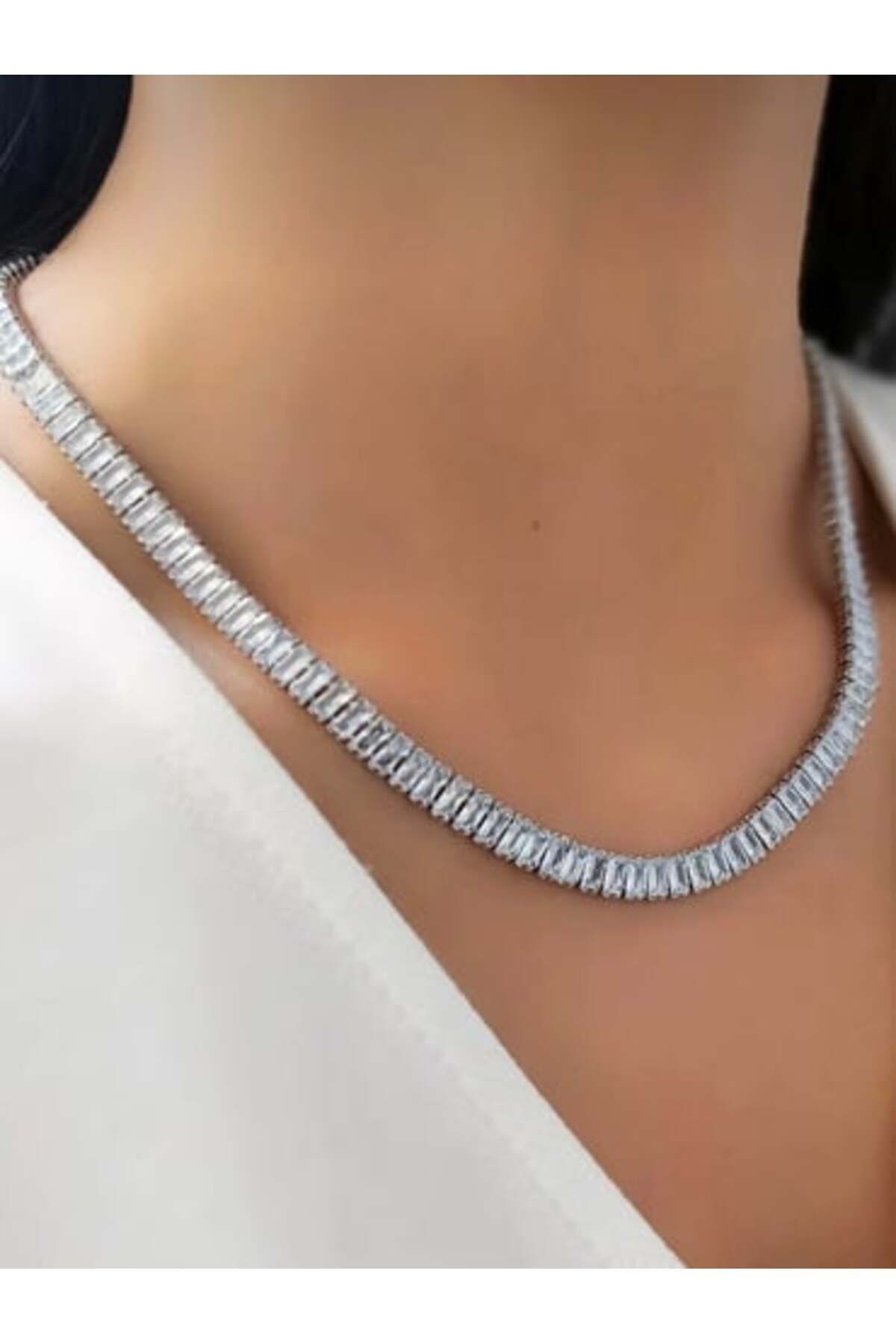 Çelik Baget Su Yolu Kolye - Ayarlanabilir